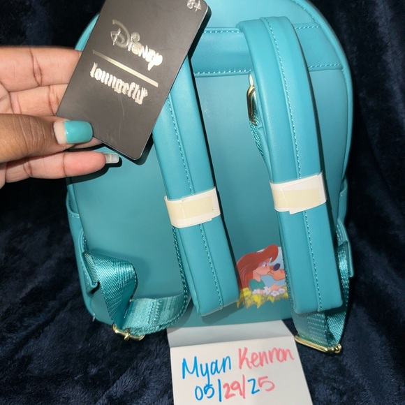 Loungefly Teal and White Backpack - Picture 5 of 5